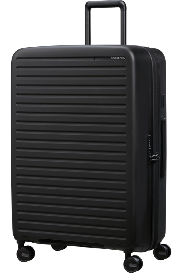 Samsonite Restackd Spinner Expandable 75cm  Schwarz