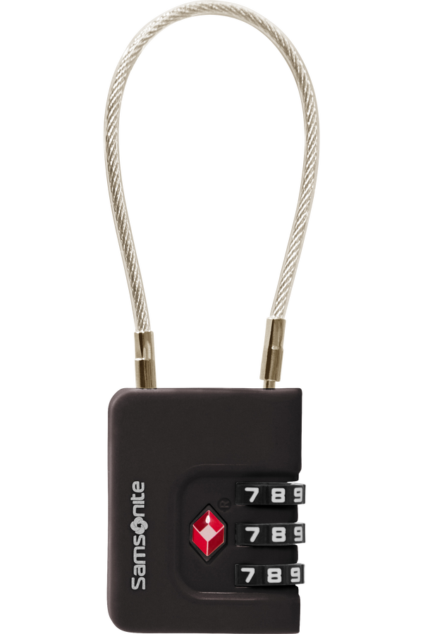 Samsonite Ta Revolution Cablelock 3 dial TSA  Schwarz