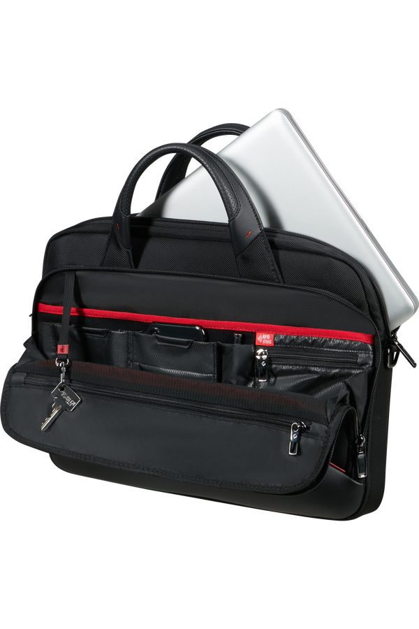 Samsonite Pro-DLX 6 Slim Briefcase 15.6'  Schwarz Samsonite Pro-DLX 6 Slim Briefcase 15.6'  Schwarz