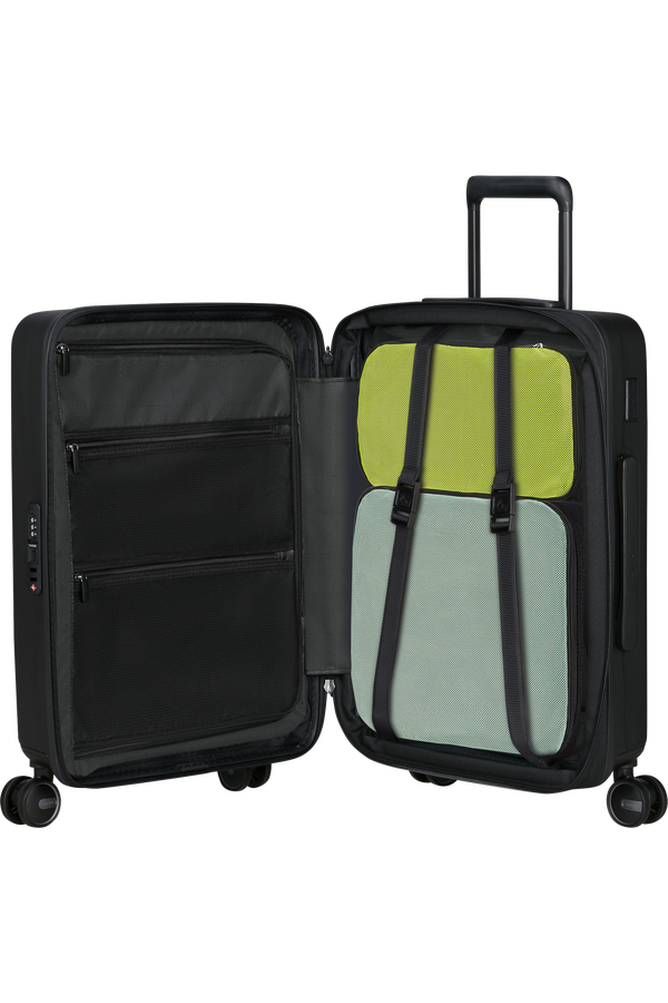 Samsonite Restackd Spinner Expandable 55cm  Schwarz