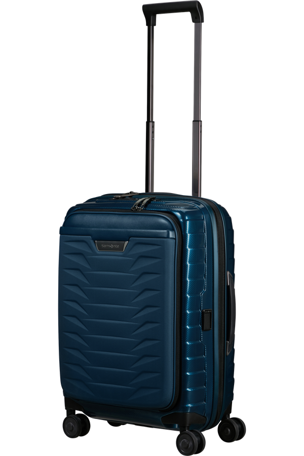 Samsonite Proxis Spinner Expandable Easy Access 55cm  Petrol Blau