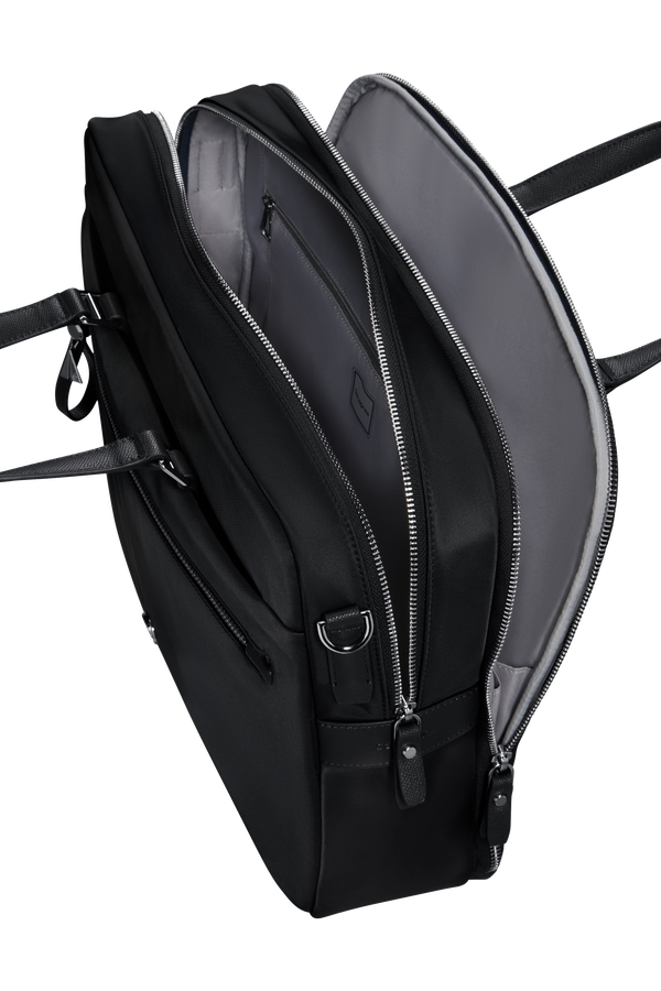 Samsonite Karissa Evo Bailhandle 15.6' 2 Comp  Schwarz Samsonite Karissa Evo Bailhandle 15.6' 2 Comp  Schwarz