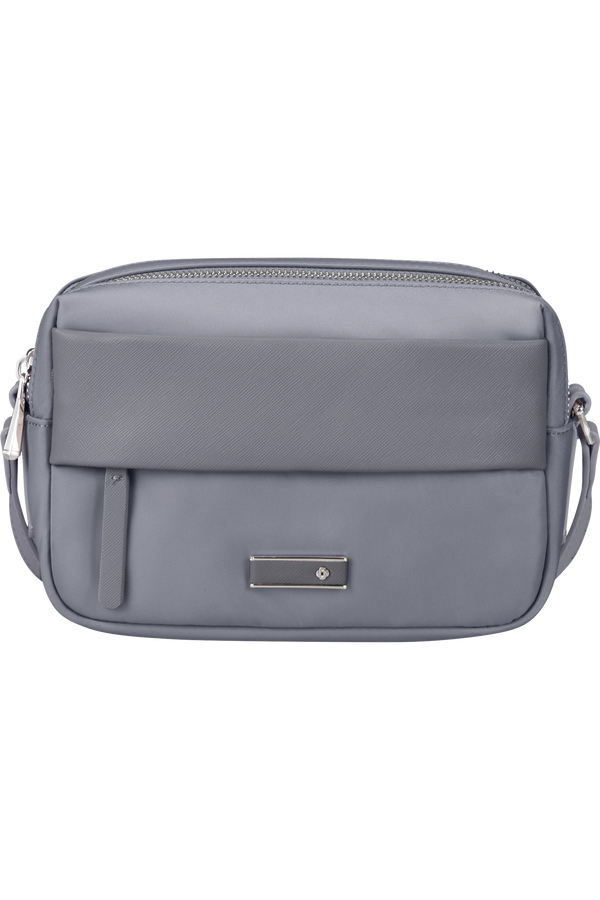 Samsonite Zalia 3.0 Shoulder Bag 2 Comp  Silver Grey