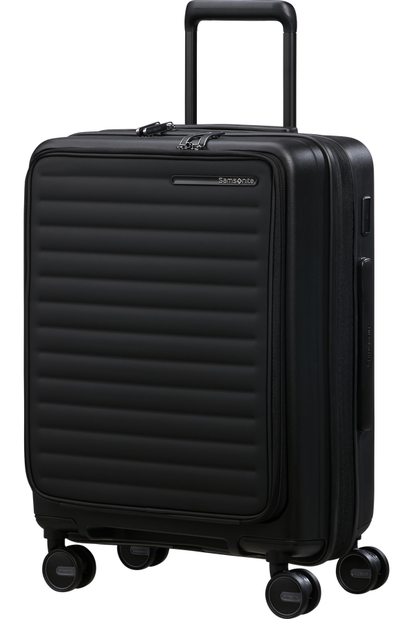 Samsonite Restackd Spinner Expandable Easy Access 55cm  Schwarz