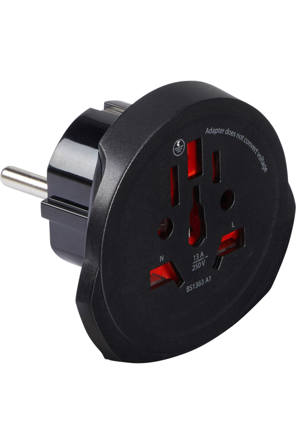 Samsonite Travel Accessories World Adaptor Pro 3-P+USB Schwarz
