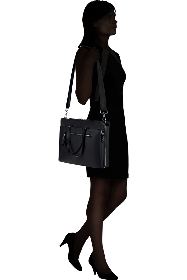 Samsonite Karissa Evo Slim Bailhandle 15.6'  Schwarz Samsonite Karissa Evo Slim Bailhandle 15.6'  Schwarz